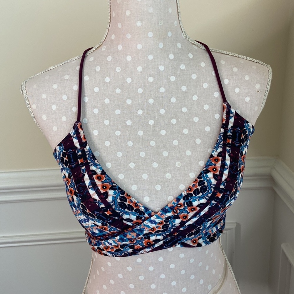Athleta Reversible Bikini Top Sz XS NWOT